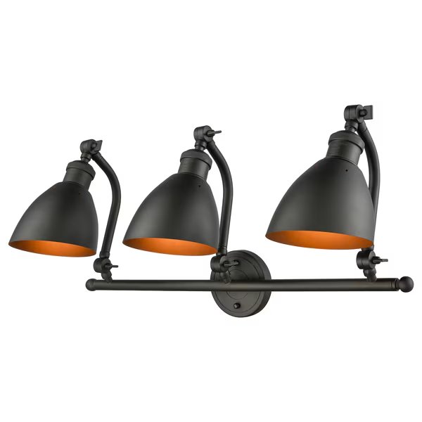 Double Swivel Three Light Wall Bracket, Innovations Lighting, Mfr#: 515-3W-OB-M12